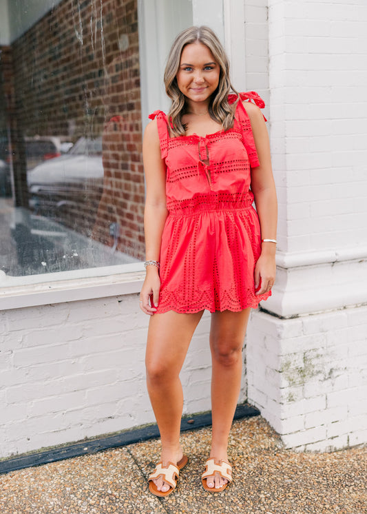 Scallop Romper